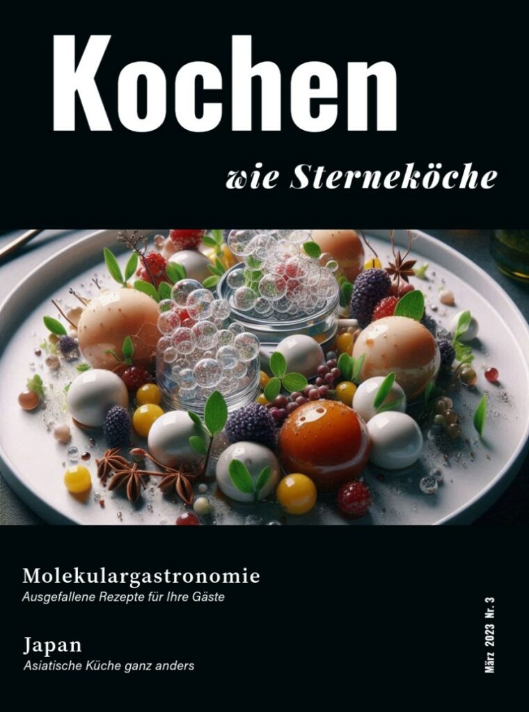 Portfolio-Beispiel: Design eines edlen Kochmagazins